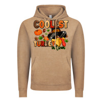Vintage Coffee coolest turkey in town Vintage Hoodie - MaliasSmallBusiness