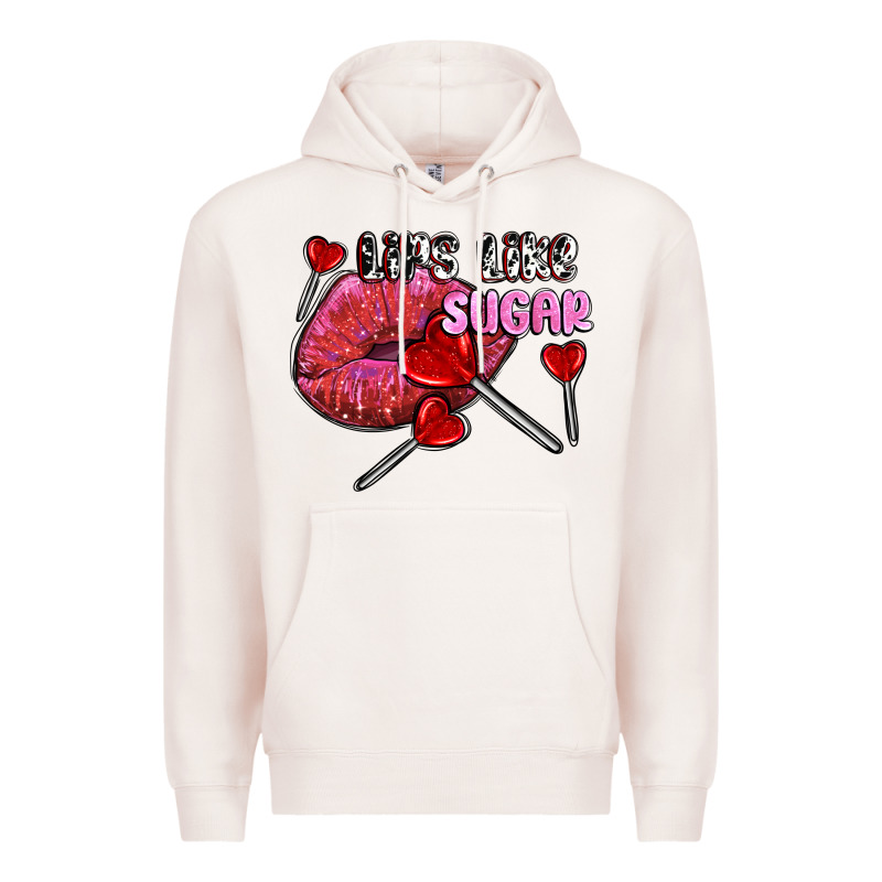 Lips Like Sugar Olivia Premium Hoodie by OliviaCreatesArt | Teevron