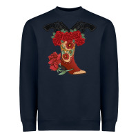 Navy Cowboy Boots Heavyweight Sweatshirt - Bettercallsaul