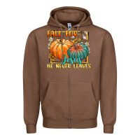 Chestnut fall for jesus he never fails Zipper Hoodie - CowGirlArtShop