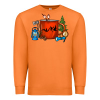 Carrot Camper Coffee Cup Premium Sweatshirt - FaDigitalArtStudio
