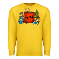 Lemon Camper Coffee Cup Premium Sweatshirt - FaDigitalArtStudio