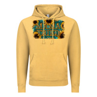 Vintage Mustard Sunflower Serappe Turquoise Gemstone Mama Tried Vintage Hoodie - Jasminsmagicworld