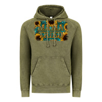 Vintage Olive Sunflower Serappe Turquoise Gemstone Mama Tried Vintage Hoodie - Jasminsmagicworld
