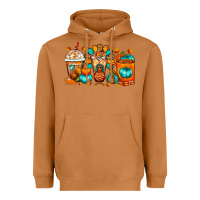 Meerkat Thanksgiving Coffee Cups Heavyweight Hoodie - FaDigitalArtStudio