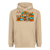 Mushroom Thanksgiving Coffee Cups Heavyweight Hoodie - FaDigitalArtStudio
