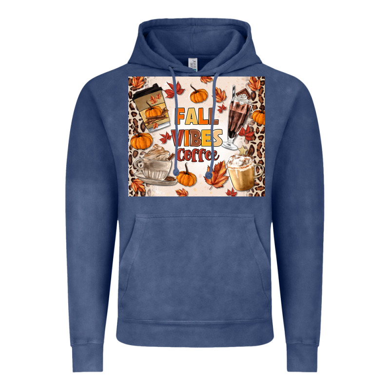 Fall Vibes Coffee Vintage Hoodie by MaliasSmallBusiness | Teevron