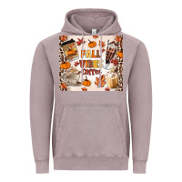Vintage Zinc fall vibes coffee Vintage Hoodie - MaliasSmallBusiness