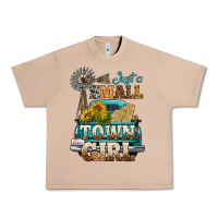 Burro Just A Small Town Girl Windmill Urban Heavy Tee - BundleAndBundleShop