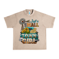 French Oak Just A Small Town Girl Windmill Urban Heavy Tee - BundleAndBundleShop