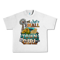 Lunar Rock Just A Small Town Girl Windmill Urban Heavy Tee - BundleAndBundleShop