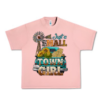 Salmon Just A Small Town Girl Windmill Urban Heavy Tee - BundleAndBundleShop
