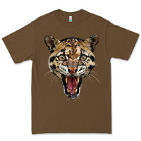 Cacao ocelot head Premium Tee - LillyAllenDesigns
