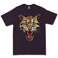 Plum ocelot head Premium Tee - LillyAllenDesigns