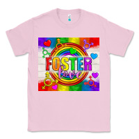 Bubblegum Pink Foster Love LGBTQ+ Tumbler Classic Tee - BundleAndBundleShop