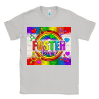 Moon Dust Foster Love LGBTQ+ Tumbler Classic Tee - BundleAndBundleShop