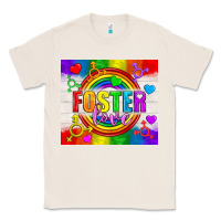 Natural Foster Love LGBTQ+ Tumbler Classic Tee - BundleAndBundleShop