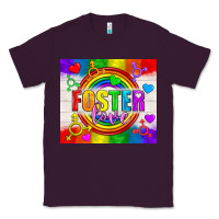 Plum Foster Love LGBTQ+ Tumbler Classic Tee - BundleAndBundleShop