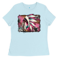 Indian Headdress Valentine's Day Ladies Tee | Teevron