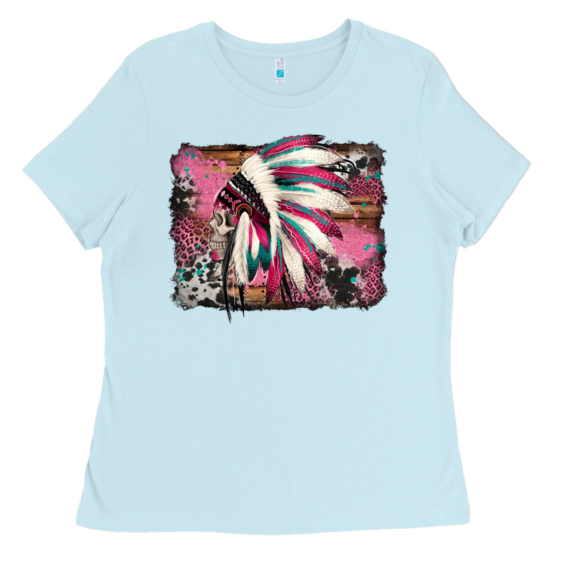 Indian Headdress Valentine's Day Ladies Tee by Jasminsmagicworld | Teevron