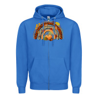 True Royal fall rainbow Zipper Hoodie - CowGirlArtShop