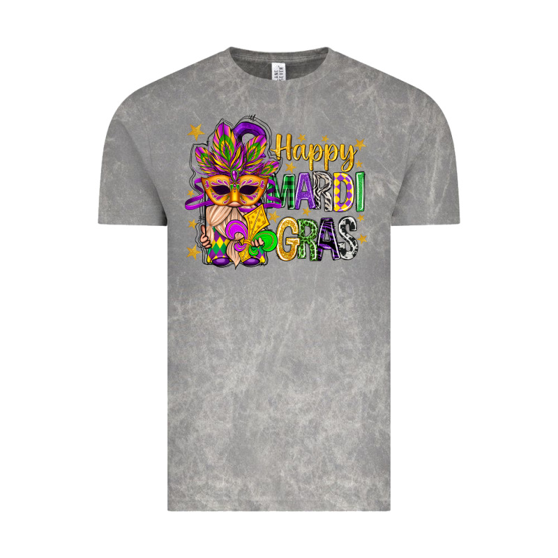 Happy Mardi Gras With Gnome Vintage Tee by BundleAndBundleShop | Teevron