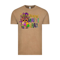 Vintage Coffee Happy Mardi Gras With Gnome Vintage Tee - BundleAndBundleShop
