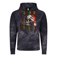 Cloud Black Dead inside but jolly af Vintage Hoodie - NancyCooperArtShop