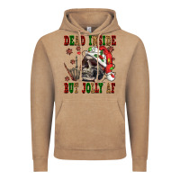 Vintage Coffee Dead inside but jolly af Vintage Hoodie - NancyCooperArtShop