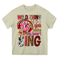 Mossy wild thing you make my heart sing Heavy Core Tee - NancyCooperArtShop