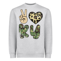 Peace Love Heavyweight Sweatshirt | Teevron