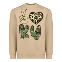 Mushroom Peace Love Heavyweight Sweatshirt - Bettercallsaul