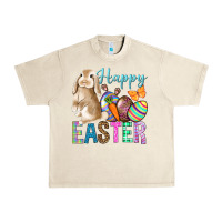 Sandshell Happy Easter Bunny Urban Heavy Tee - BundleAndBundleShop