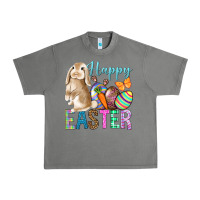 Tornado Happy Easter Bunny Urban Heavy Tee - BundleAndBundleShop