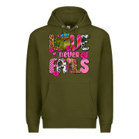 Army Green love never fails with prince frog  olivia Premium Hoodie - OliviaCreatesArt