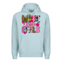 Blue Mist love never fails with prince frog  olivia Premium Hoodie - OliviaCreatesArt