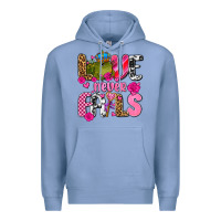 Colony Blue love never fails with prince frog  olivia Premium Hoodie - OliviaCreatesArt