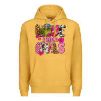 Mustard love never fails with prince frog  olivia Premium Hoodie - OliviaCreatesArt