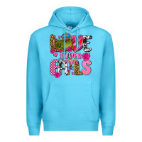 Ocean Blue love never fails with prince frog  olivia Premium Hoodie - OliviaCreatesArt