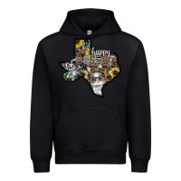 Black Happy Easter Texas Urban Hoodie - CowhideDigitalArt