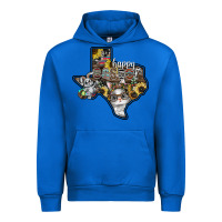 Cobalt Happy Easter Texas Urban Hoodie - CowhideDigitalArt