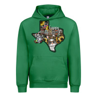 Emerald Happy Easter Texas Urban Hoodie - CowhideDigitalArt