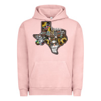 Pigment Salmon Happy Easter Texas Urban Hoodie - CowhideDigitalArt