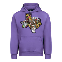 Tulip Happy Easter Texas Urban Hoodie - CowhideDigitalArt