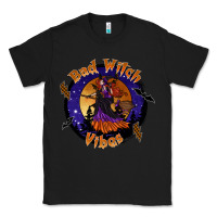 Black bad witch vibes Classic Tee - SublimationCraftShop