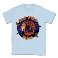 Dusty Blue bad witch vibes Classic Tee - SublimationCraftShop