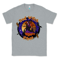 Heather Grey bad witch vibes Classic Tee - SublimationCraftShop