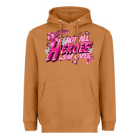 Meerkat Not all heroes wear capes Cancer Awareness Heavyweight Hoodie - FaDigitalArtStudio