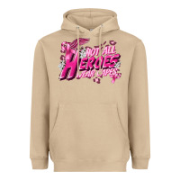 Mushroom Not all heroes wear capes Cancer Awareness Heavyweight Hoodie - FaDigitalArtStudio