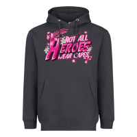 Smoke Not all heroes wear capes Cancer Awareness Heavyweight Hoodie - FaDigitalArtStudio